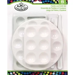 Royal & Langnickel - Set di tavolozze e mestichini in plastica