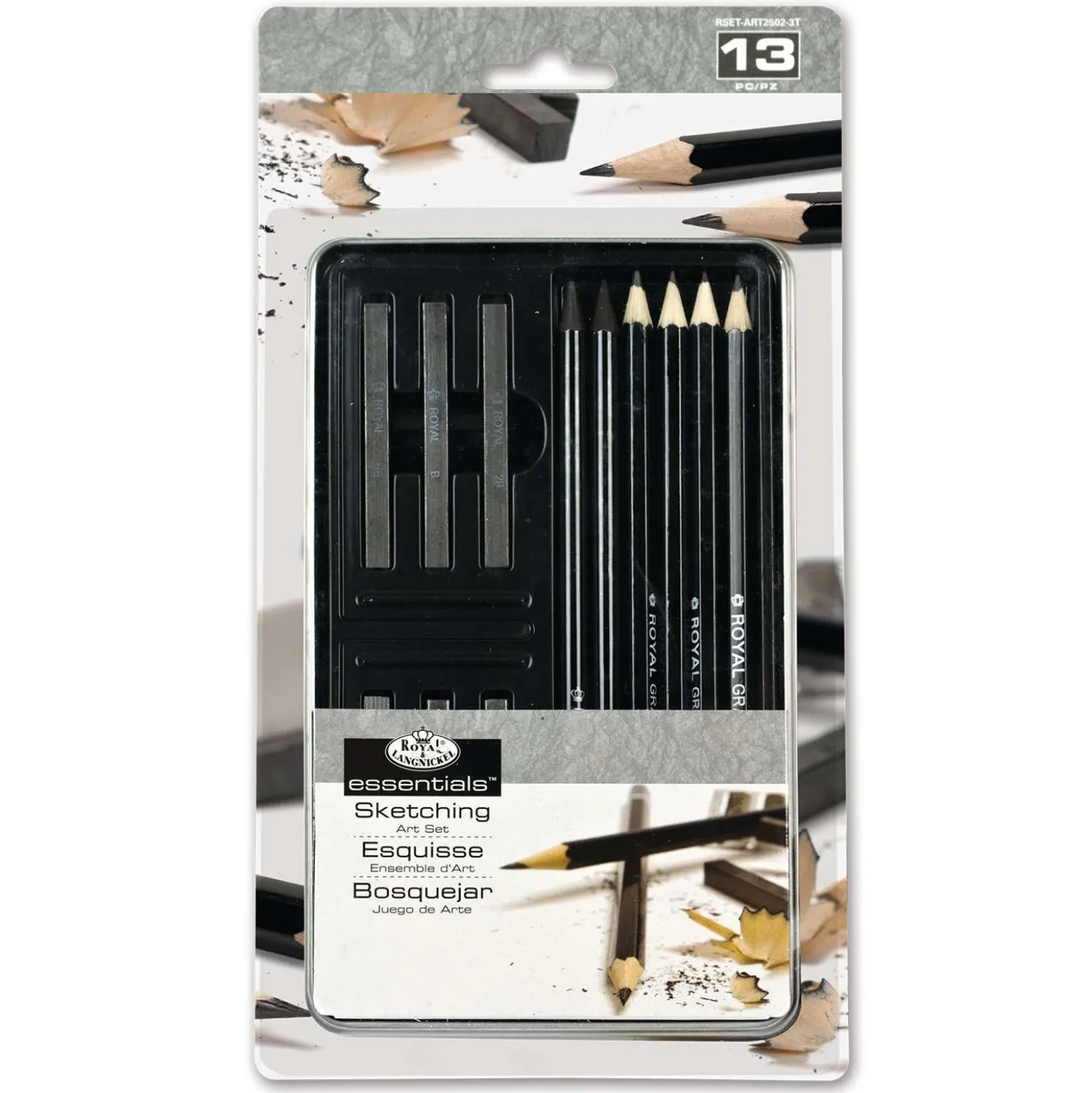 Royal & Langnickel - Small Tin, Set da disegno a grafite