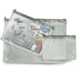 Rumold - Mesh-bag, Raccoglitore in plastica trasparente