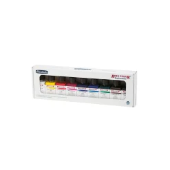 Schmincke - Aero Color Professional, Set di base con 9 colori per aerografia