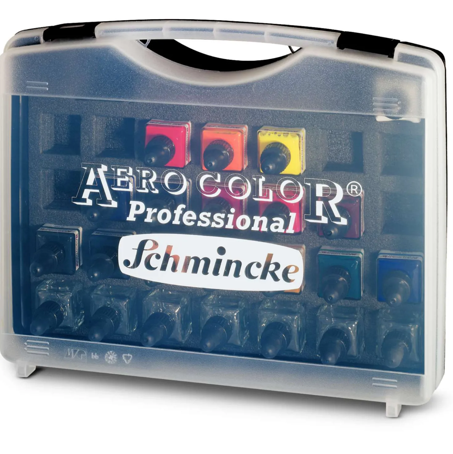 Schmincke - Aero Color Professional, Set di 16 colori per aerografia