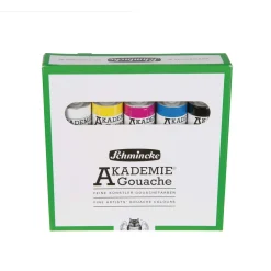 Schmincke - Akademie, Set di 5 colori a gouache fini