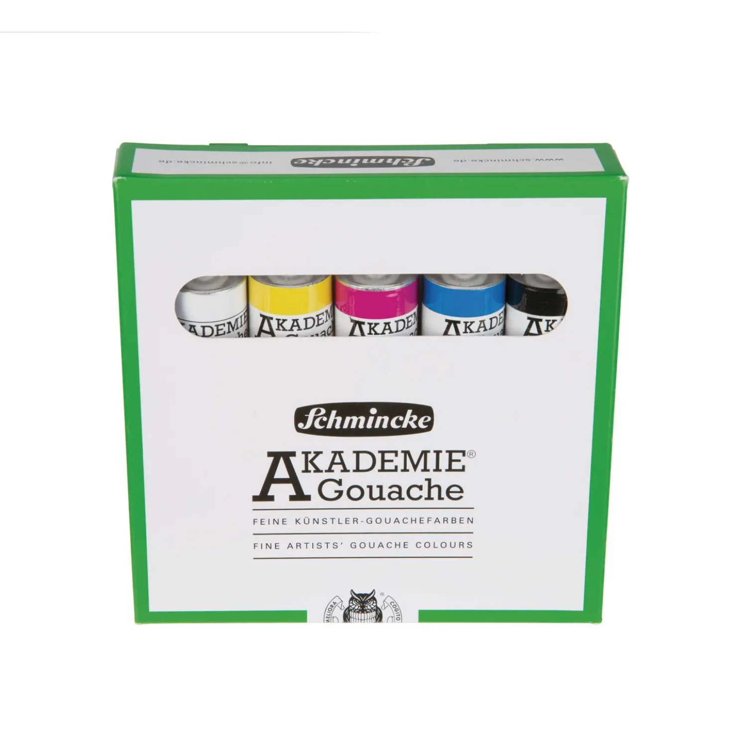 Schmincke - Akademie, Set di 5 colori a gouache fini