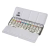 Schmincke - Horadam Aquarell, Set di acquerelli in scatola di metallo, 12 tubetti