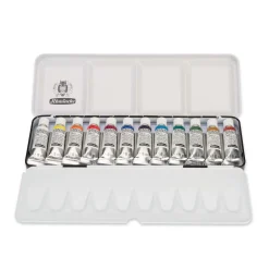 Schmincke - Horadam Gouache, Set 716 in scatola di metallo, 12 x5 ml