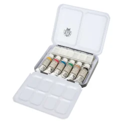 Schmincke - Horadam Retro, Scatola compatta con 6 acquerelli in tubetto