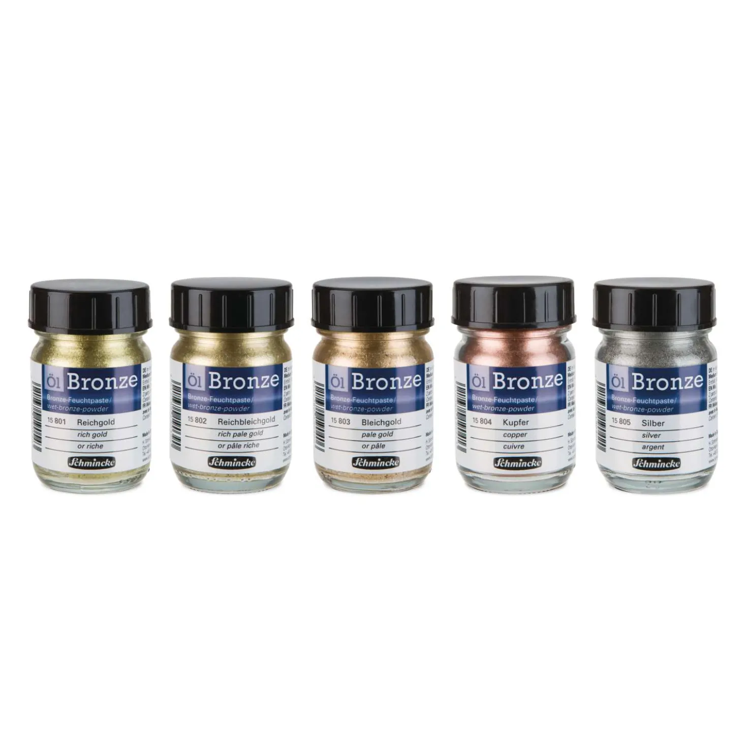 Schmincke - Oil Bronze, Pigmenti metallici per olio
