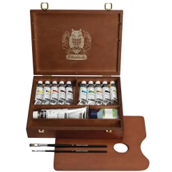 Schmincke - PrimAcryl Professional Heavy Body, Set 11+1 in valigetta di legno
