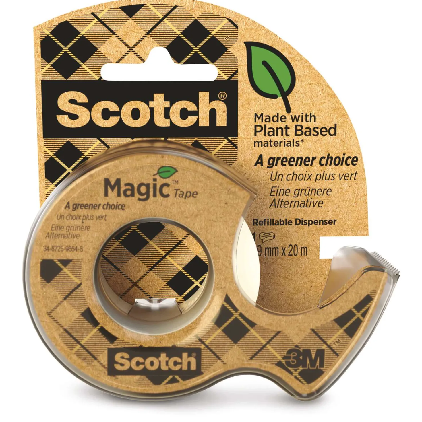 Scotch - Dispenser per nastro adesivo A Greener Choise