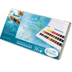 Sennelier - La Petite Aquarelle, Set da 36 mezzi godet