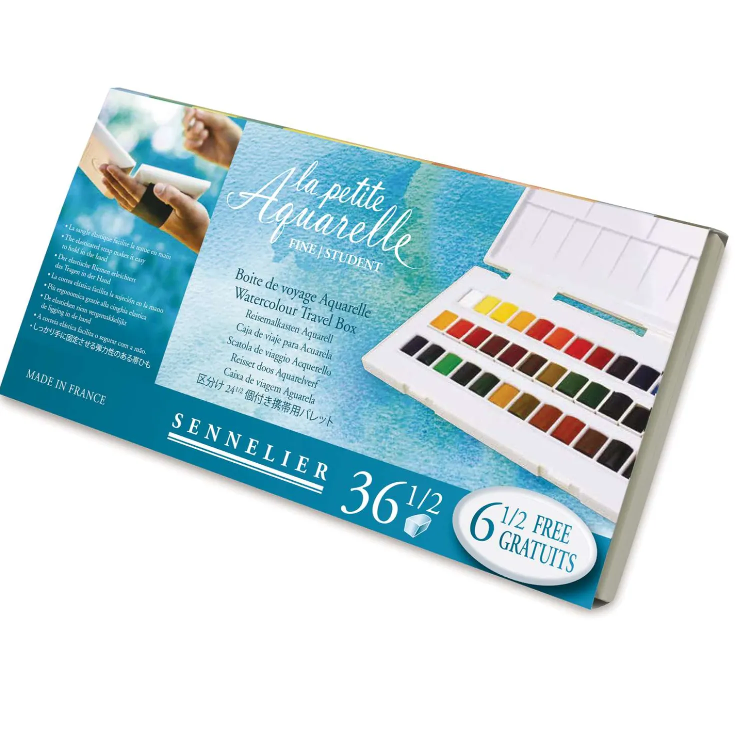 Sennelier - La Petite Aquarelle, Set da 36 mezzi godet