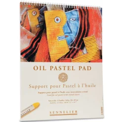 Sennelier - Oil Pastell Pad blocco spiralato per pastelli