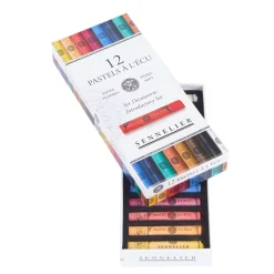 Sennelier - Pastels à l'Écu, Set introduttivo da 12 pastelli morbidi
