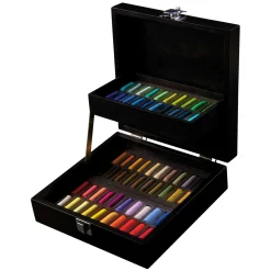 Sennelier - Pastels à l'Écu, Set in valigetta di legno nera