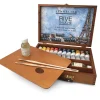 Sennelier - Rive Gauche, Set di colori ad olio fini in valigia di legno