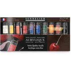Sennelier - Set da 10 colori acrilici extrafine