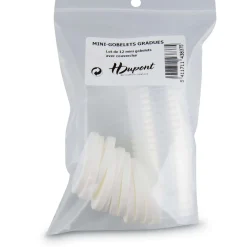 Set da 12 mini bicchieri dosatori con coperchio