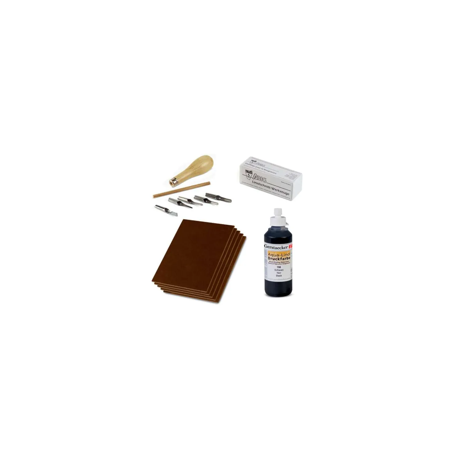 Set per linoleografia