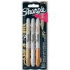 Sharpie - Set di marker permanenti, colori metallici