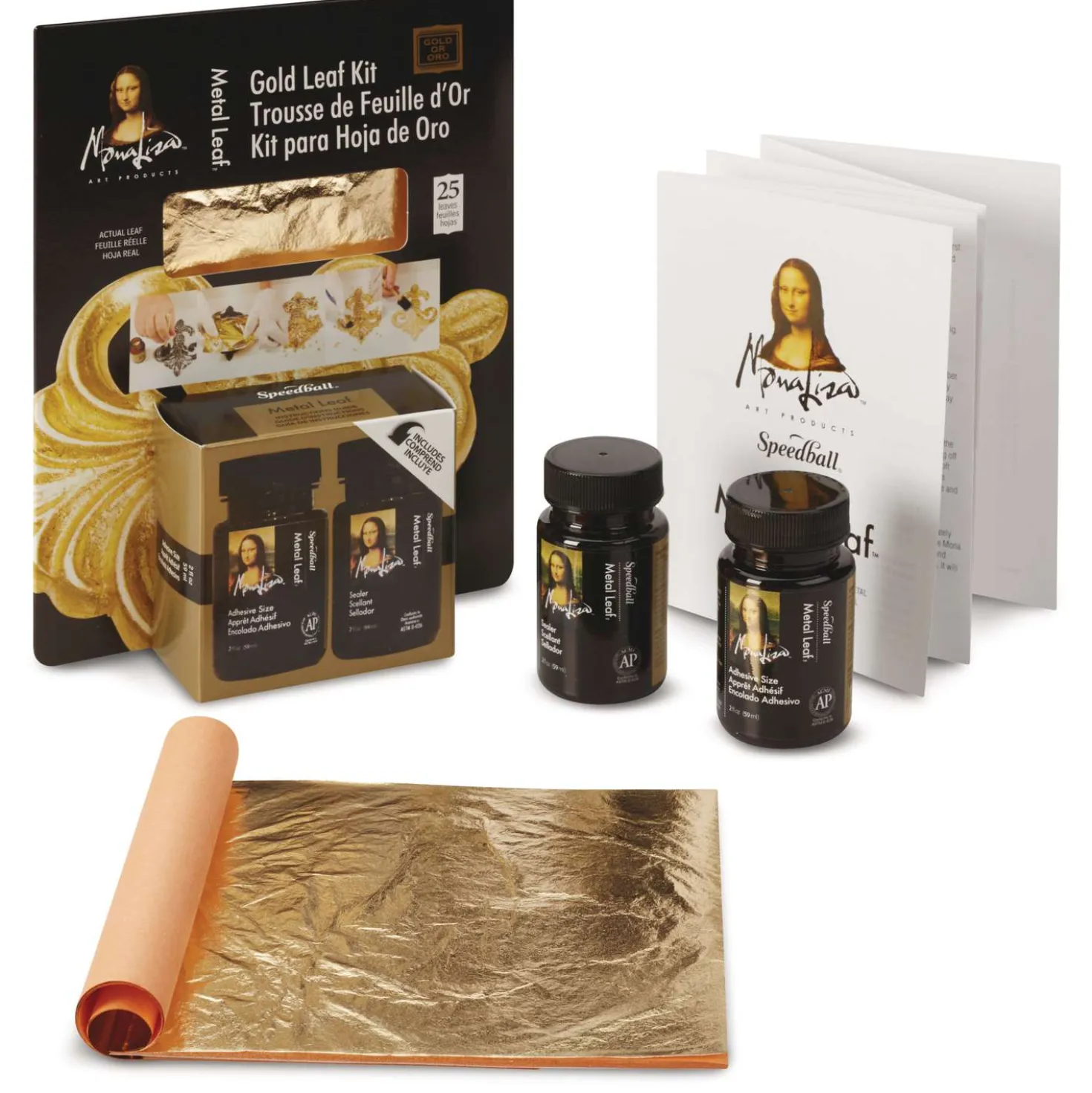 Speedball - Mona Lisa, Kit speciale foglia oro