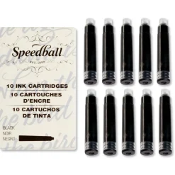 Speedball - Set da 10 cartucce di ricarica per calligrafia