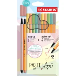 Stabilo - PASTELlove, Set di Pen 68 e Point 88 in edizione limitata