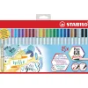 Stabilo - Pen 68 Brush, Set in scatola di metallo