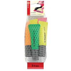 Stabilo - Set da 5 evidenziatori neon