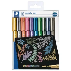 Staedtler - Metallic pen, Set da 10 marker metallici