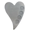Stampo in calcestruzzo a forma di cuore