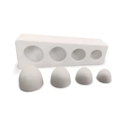 Stampo per colata, 4 mezze uova