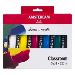 Talens Amsterdam - All Acrylics Standard, set da 6 x 120 ml