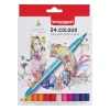 Talens - Bruynzeel Creatives, Set di Fineliner Brush Pen in confezione di cartone