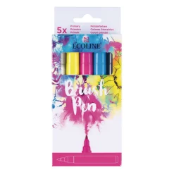 Talens - Ecoline, Set da 5 Brush Pen Marker