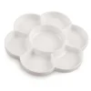 Tavolozza di plastica stabile a forma di fiore