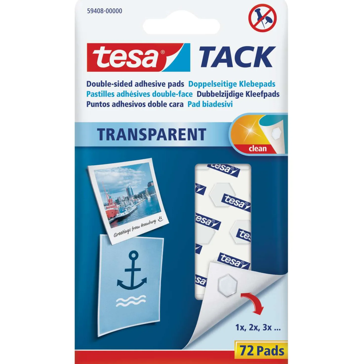 Tesa - Tack, Pad biadesivi