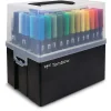 Tombow - ABT Dual Brush Pen Box con 107 colori + blender