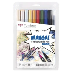 Tombow - Abt Dual Brush Pen, Set Manga