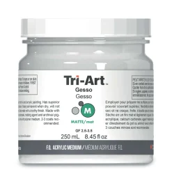Tri-Art - Gesso, Medium acrilico, matt - white