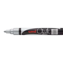 Uni-ball - Chalk PWE-5M, Marker a gesso con punta tonda