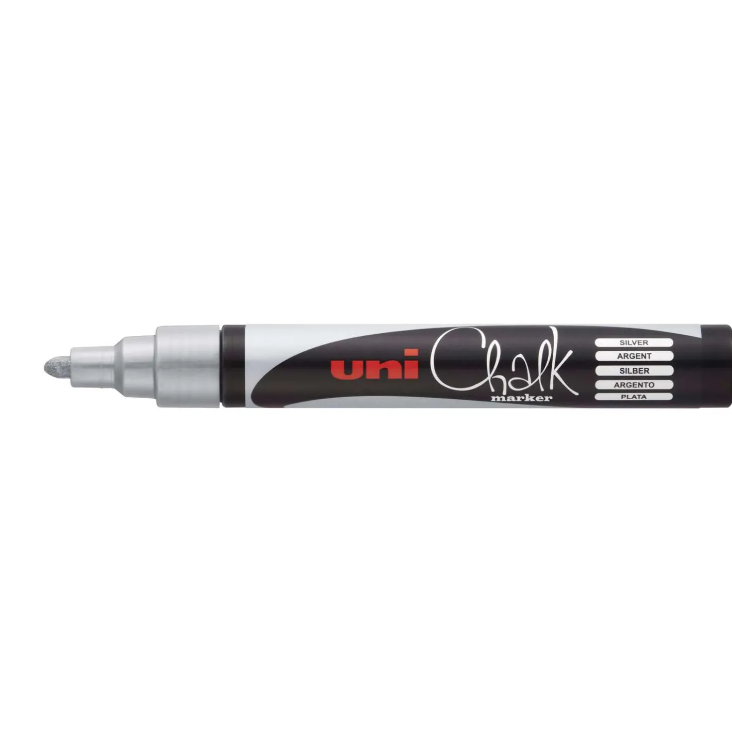 Uni-ball - Chalk PWE-5M, Marker a gesso con punta tonda