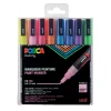 Uni Posca - PC-3ML, Set da 8 marker glitter