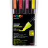 Uni Posca - PC-5M, Set da 4 marker neon