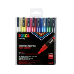 Uni Posca - PC-3M, Set di marker a punta fine