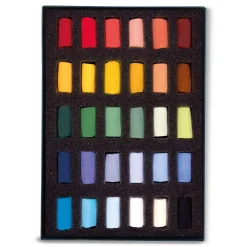 Unison - Pastelli soft, Set da 30 mezzi pastelli