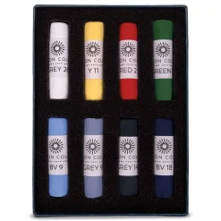Unison - Pastelli soft, Set di 8 pastelli interi