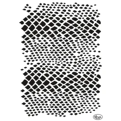 Viva Decor - Stencil universale, Effetto pelle di serpente