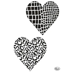 Viva Decor - Stencil universale, Cuori