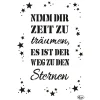Viva Decor - Stencil universale, Frase in tedesco sui sogni