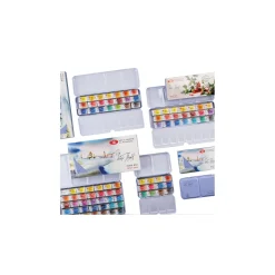 White Nights - Set di colori per acquerello russi extra fini, Fashion Edition